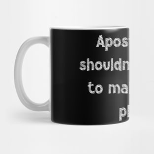 Apostrophes shouldn't be used to make words plural, National Grammar Day, Teacher Gift, Child Gift, Grammar Police, Grammar Nazi, Grammar Mug